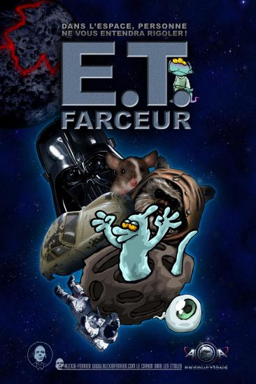 Affiche e t farceur